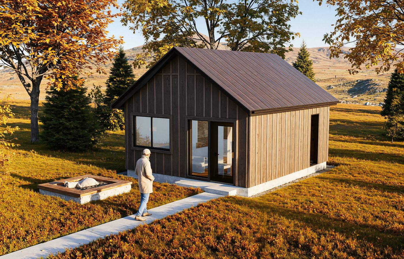 Studio 1 ADU — Modern Mountain exterior